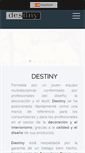Mobile Screenshot of destinyanddesign.com